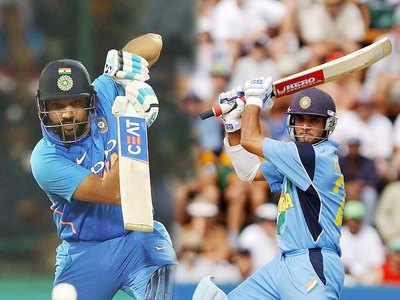 68395958 Rohit Sharma completes 8000 odi runs, joins Virat Kohli and MS Dhoni at the top.