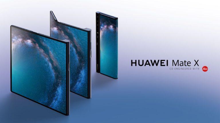 Huawei Mate X : The 1st foldable smartphone from Huawei.