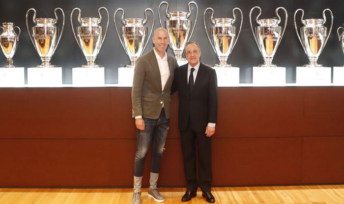 Zidane with Perez