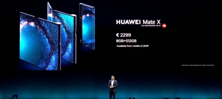 gsmarena 001 Huawei Mate X : The 1st foldable smartphone from Huawei.