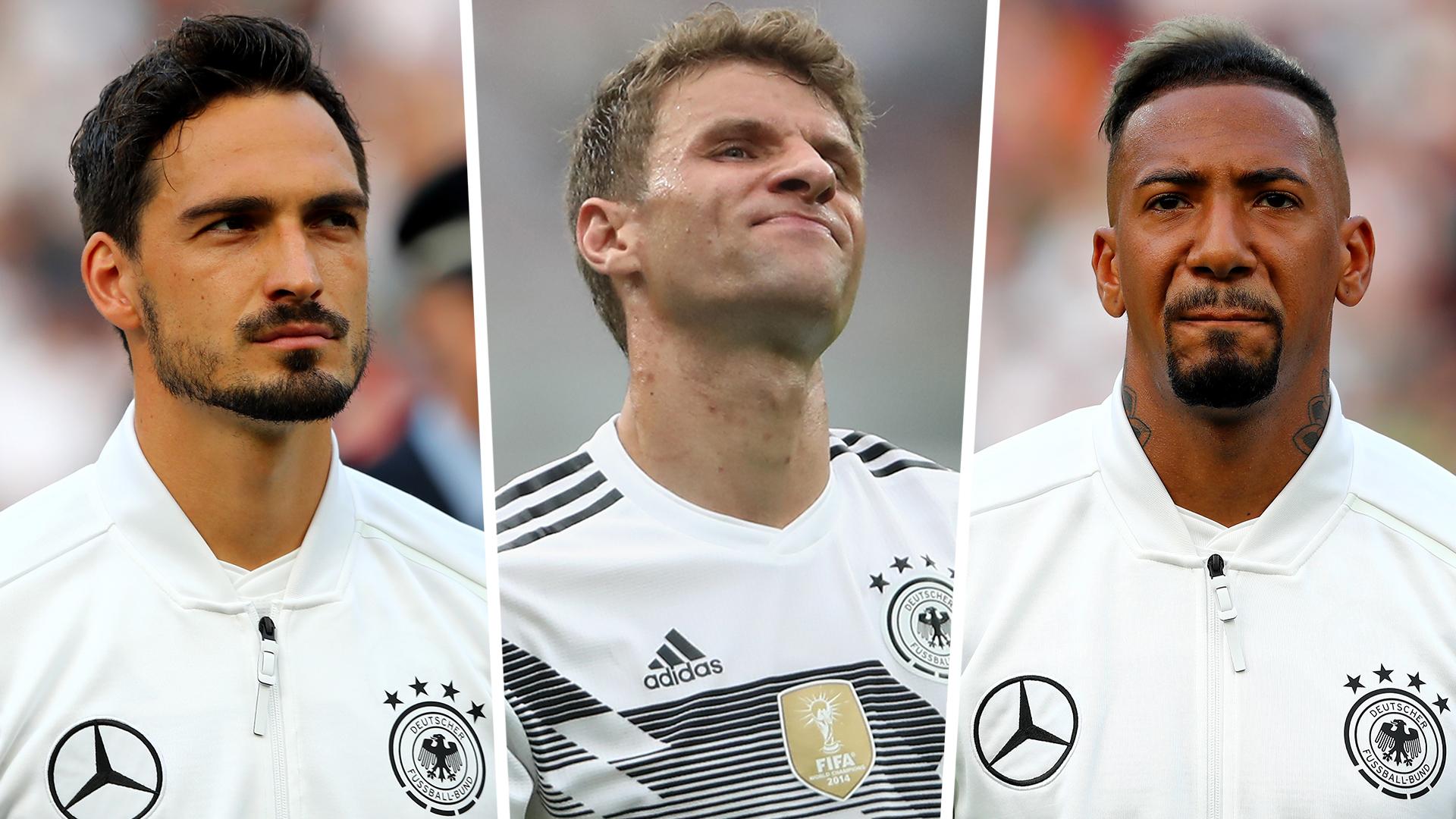 Muller, Boateng and Hummels