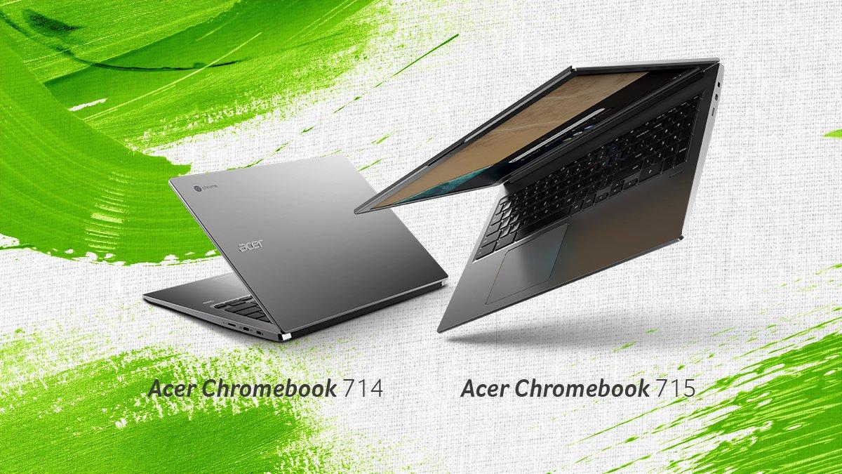 Acer Chromebook 715 & Chromebook 714 with 8th Gen Intel CPUs launched