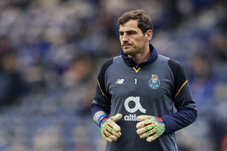 World Cup winner Iker Casillas, in a stable condition hospital after suffering a heart attack while training with Porto