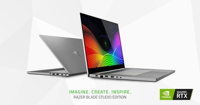 Razer Blade Laptops (Studio Edition) with NVIDIA Quadro RTX graphics announced