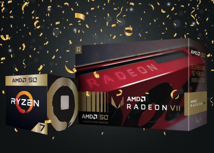 AMD launches 50th Anniversary Ryzen 7 2700X & Radeon VII Gold Editions AMD launches 50th Anniversary Ryzen 7 2700X & Radeon VII Gold Editions