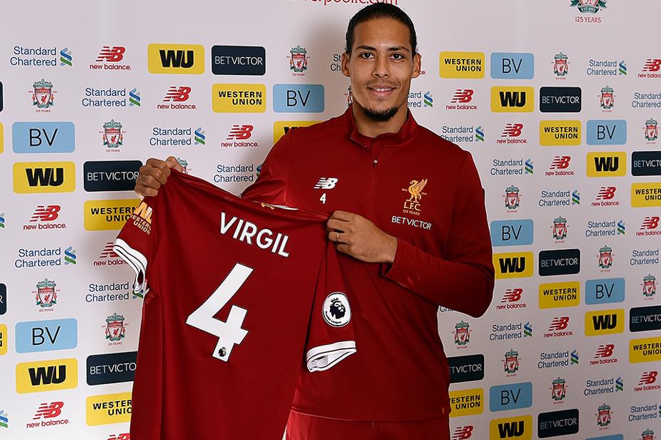 Van Dijk1 Top 5 most expensive transfers within the Premier League