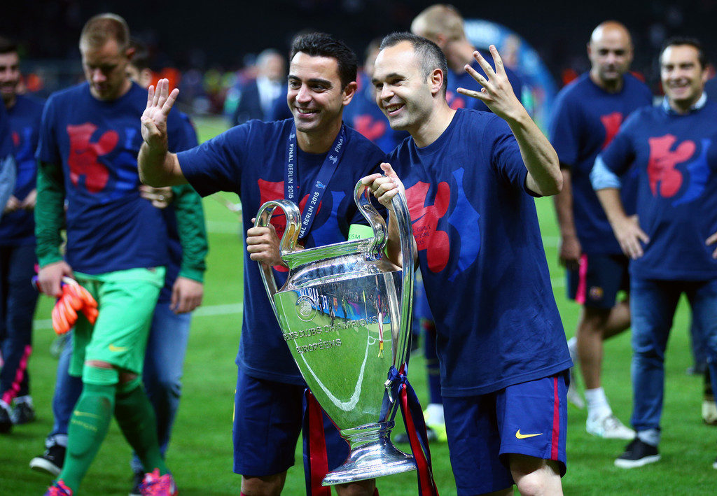 Xavi Iniesta Barcelona legend Iniesta talks about his top 10 moments as a footballer