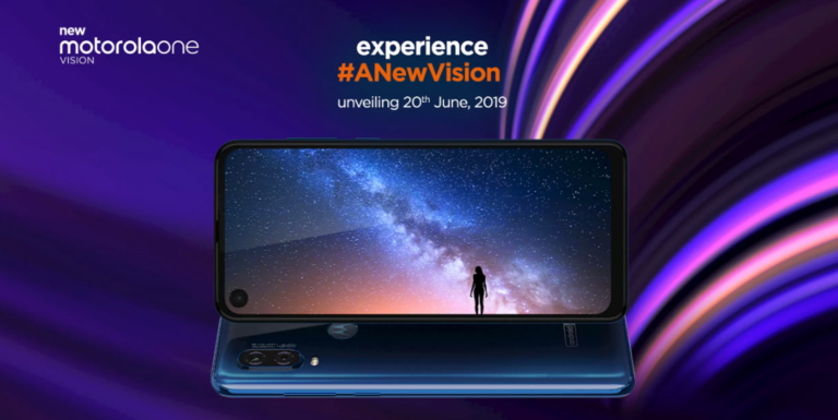 Motorola One Vision is launching on 20th June in India.