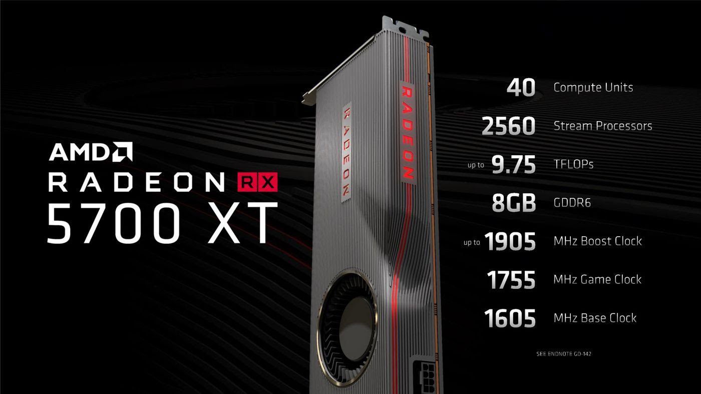 amd radeon 5700 012 AMD's new 7nm based Radeon RX 5000 series GPUs launched starting at $379