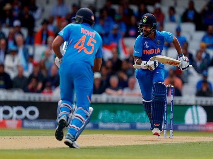 indvaus6 201906249599 Dhawan & Kohli took India's score past 352, the highest total against Australia in a World Cup match.