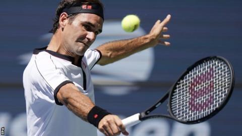 108560915 federer epa 2 Roger Federer crushes Daniel Evans in US Open 2019 to enter the fourth round