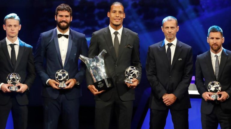 UEFA have officially announced the positional awards’ nominees for the Champions League 2018/19