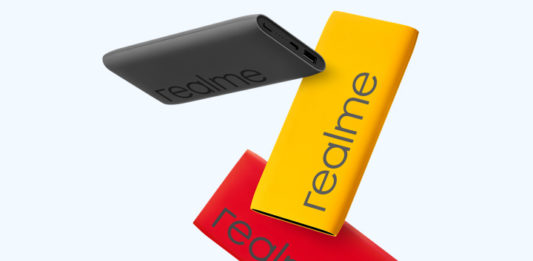 Realme launches 10,000mAh Power Bank in China for 99 Yuan