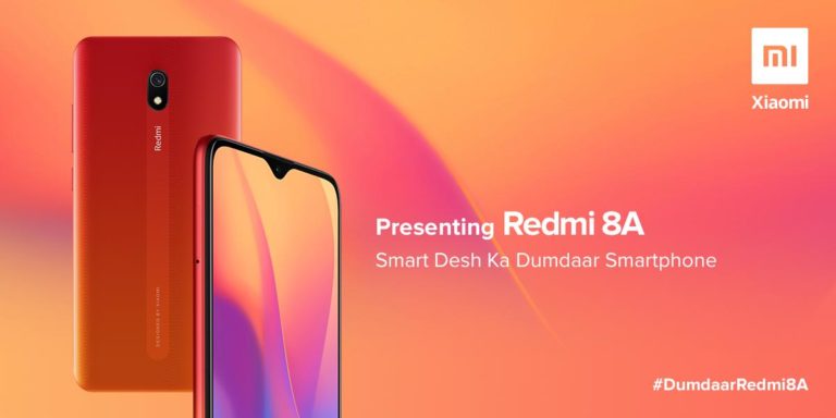 Redmi 8A launched today in India at just Rs.6,499.