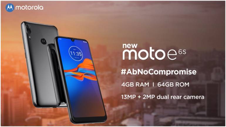 Motorola e6s is a budget smartphone launching today.