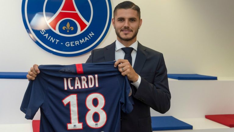 PSG has signed Mauro Icardi from Inter Milan