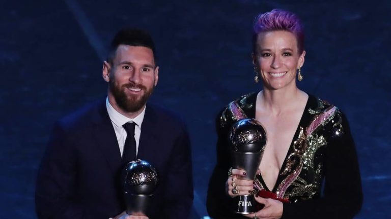 Messi and Rapinoe have won The Best Player at the FIFA Awards