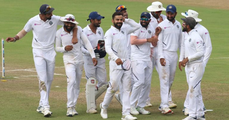 India, on top of the points table of the World Test Championship