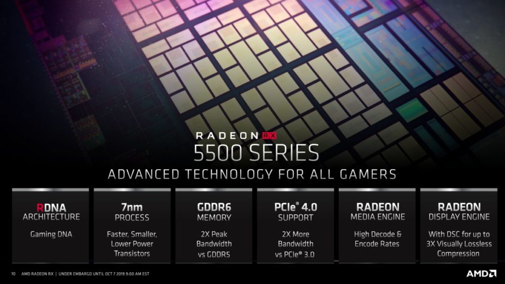 AMD launches Radeon RX 5500 Series GPUs for desktop & laptops