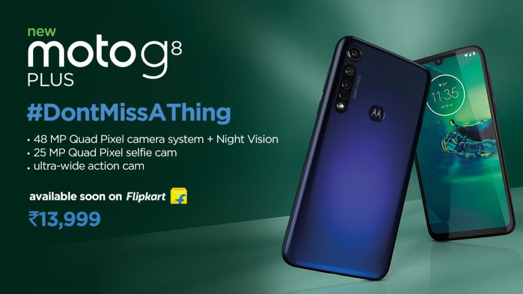 Moto G8 Plus launched with Snapdragon 665 & 48MP triple Camera at Rs 13,999