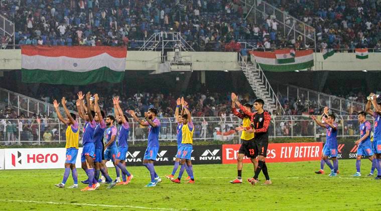 football ind ban Adil Khan equaliser in the 88th min helped India hold Bangladesh to 1-1 draw