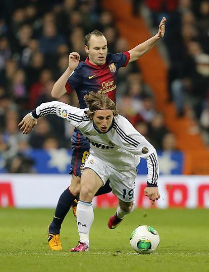 Iniesta and Modric