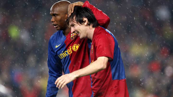 messi and eto'o