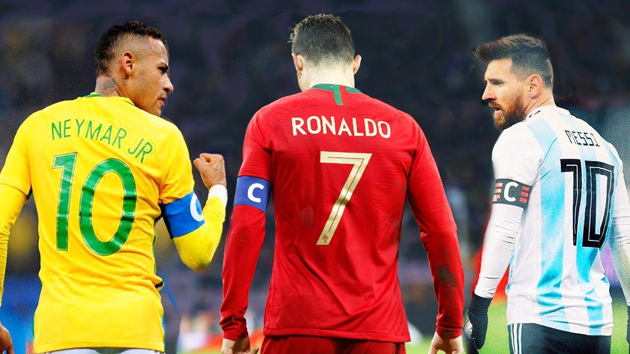 Ronaldo, Messi and Neymar