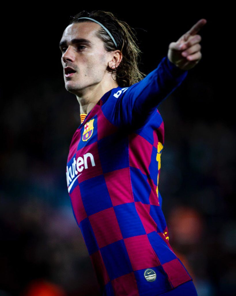 Antoine Griezmann happy to be Barcelona’s new No. 9