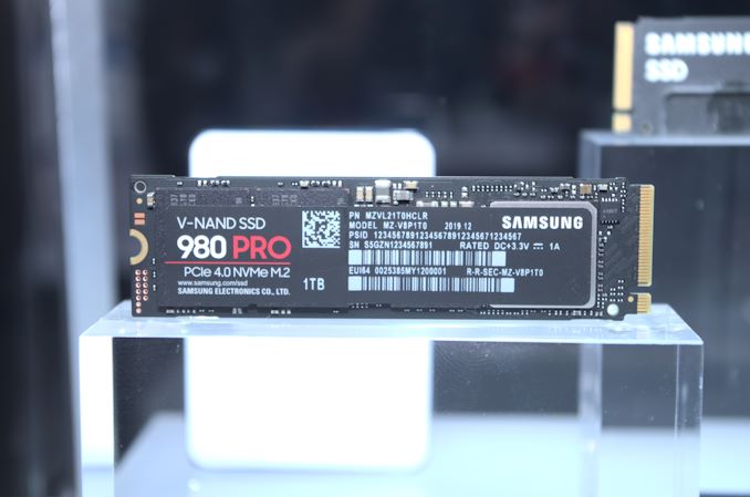 CES 2020: Samsung 980 PRO PCIe gen 4.0 M.2 NVMe SSD announced