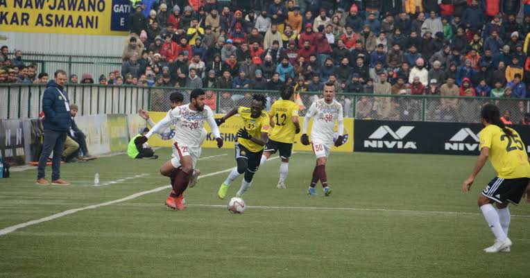 Mohun Bagan goes top of the I-League table with 2-0 win over Real Kashmir