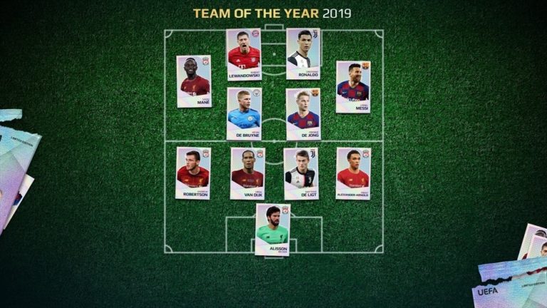 UEFA have revealed the Team Of The Year 2019