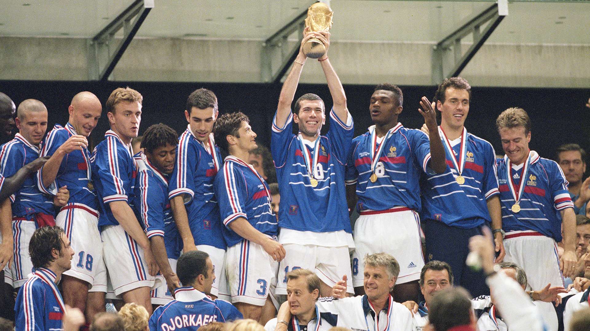zidane deschamps france world cup