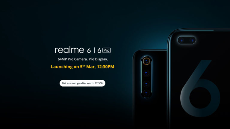 Realme 6 series is going to launch on 5th March with punch-hole 90Hz FHD+ display | Salman Khan is the new brand ambassador