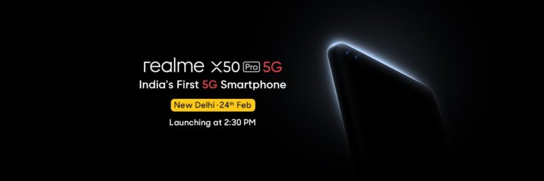 Realme X50 Pro 5G launching on 24th February 2:30 PM onwards