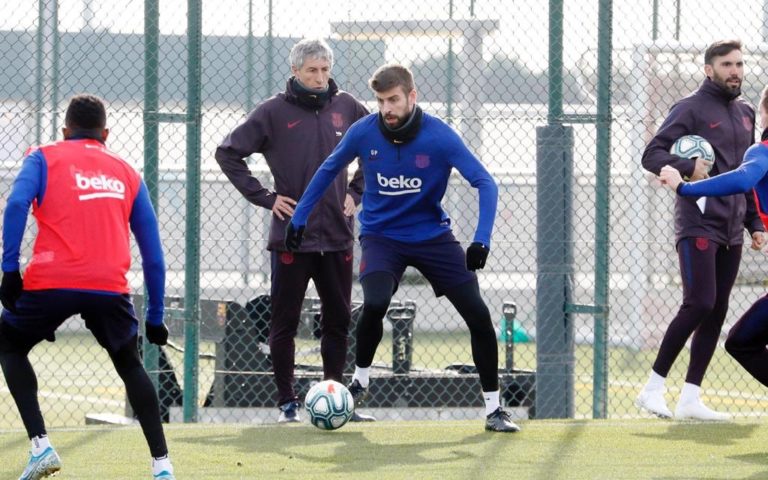 Setien says he’s not Pique’s father – he’ll only worry if he doesn’t train