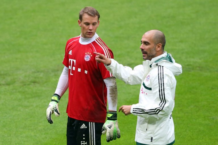 Pep Guardiola wanted Manuel Neuer to play in the midfield