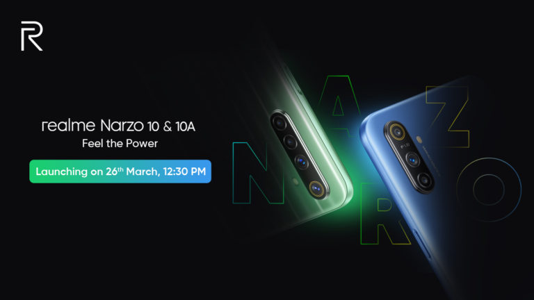 Realme Narzo 10 & 10A launching on 26th March