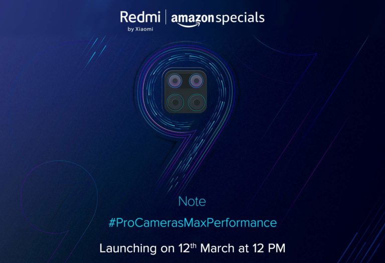 Redmi Note 9 series is launching on 12th March with a newly designed quad-camera set up