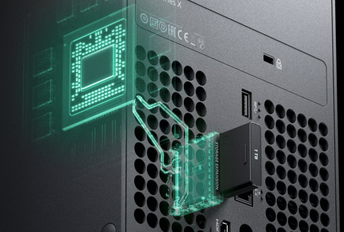 Microsoft Xbox Series X removable storage system detailed Microsoft Xbox Series X removable storage system detailed