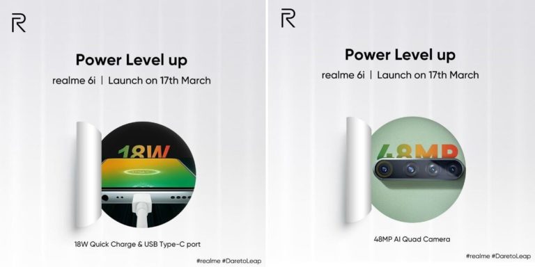 Realme 6i will launch on 17th March with MediaTek Helio G-80, 18W Fast Charge, and 48MP camera