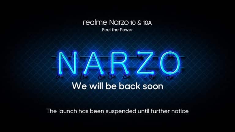 Launch of Realme Narzo 10 series is again postponed
