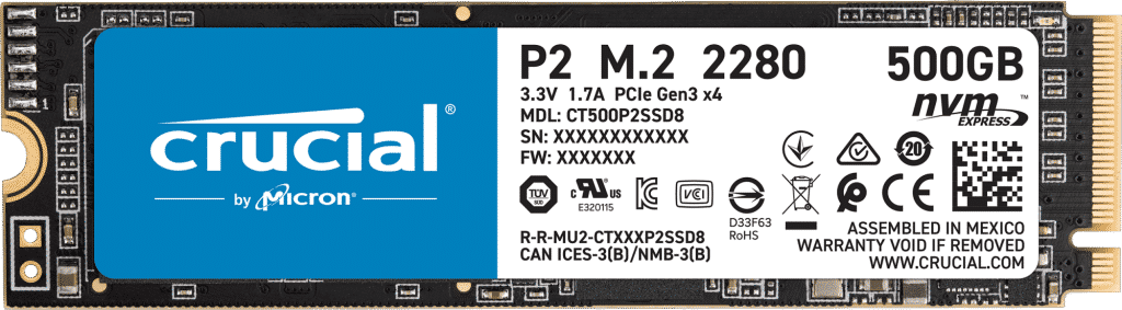 Crucial's P2 and P5 PCIe Gen4 NVMe SSDs launched starts at just $55