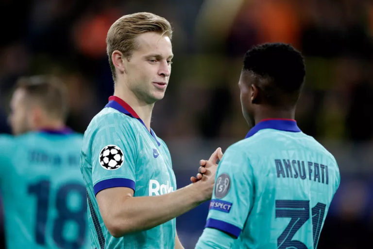 Frenkie de Jong says he’s surprised by Ansu Fati, tells his favourite Barcelona match so far