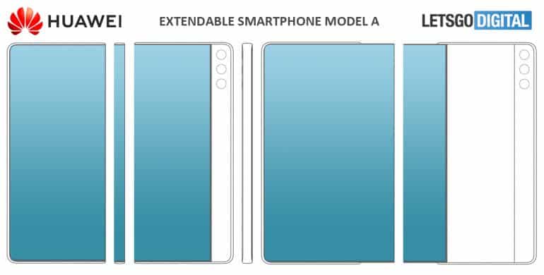 huawei telefoons uittrekbaar display 770x390 1 Huawei files two Patent with Sliding Display