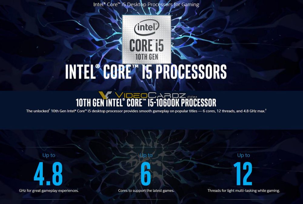 Leaked: Intel Core i9-10900K with 5.3 GHz & Core i7-10700K with 5.1 GHz boost clock speeds