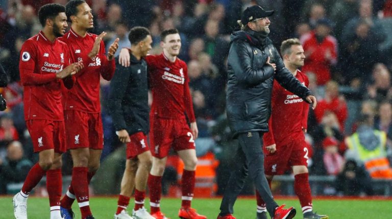 Jurgen Klopp has instilled the never-say-die attitude in Liverpool players