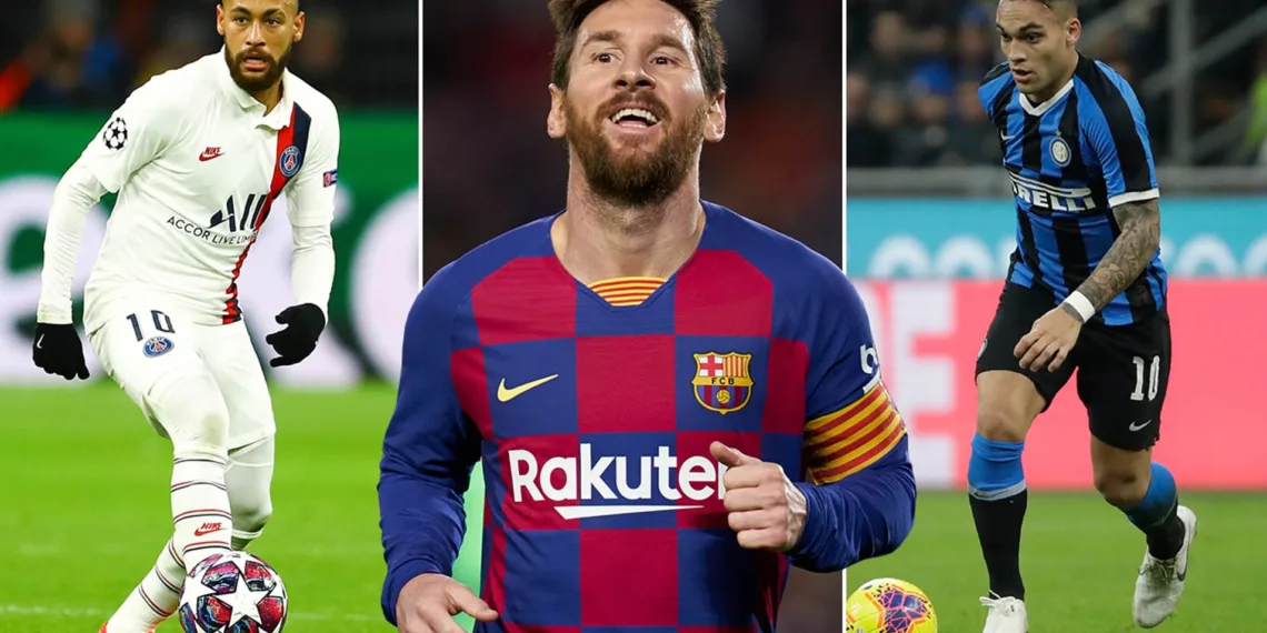 neymar messi martinez