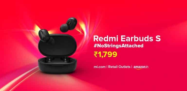 Redmi Earbuds S launched with Bluetooth 5.0 at just Rs.1,799