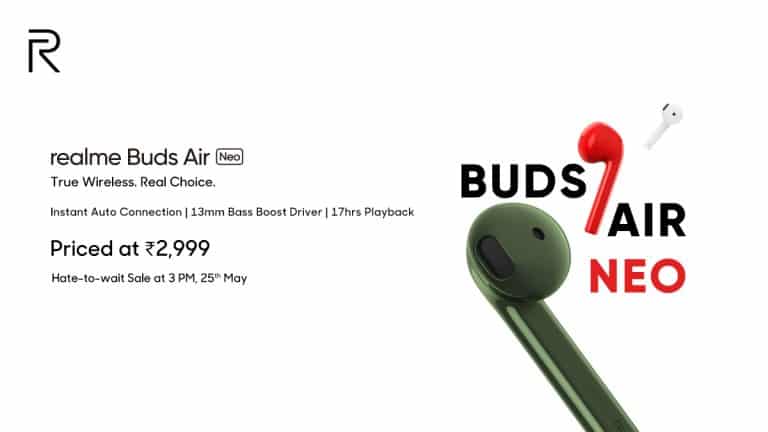 Realme Buds Air Neo launched at just Rs.2,999